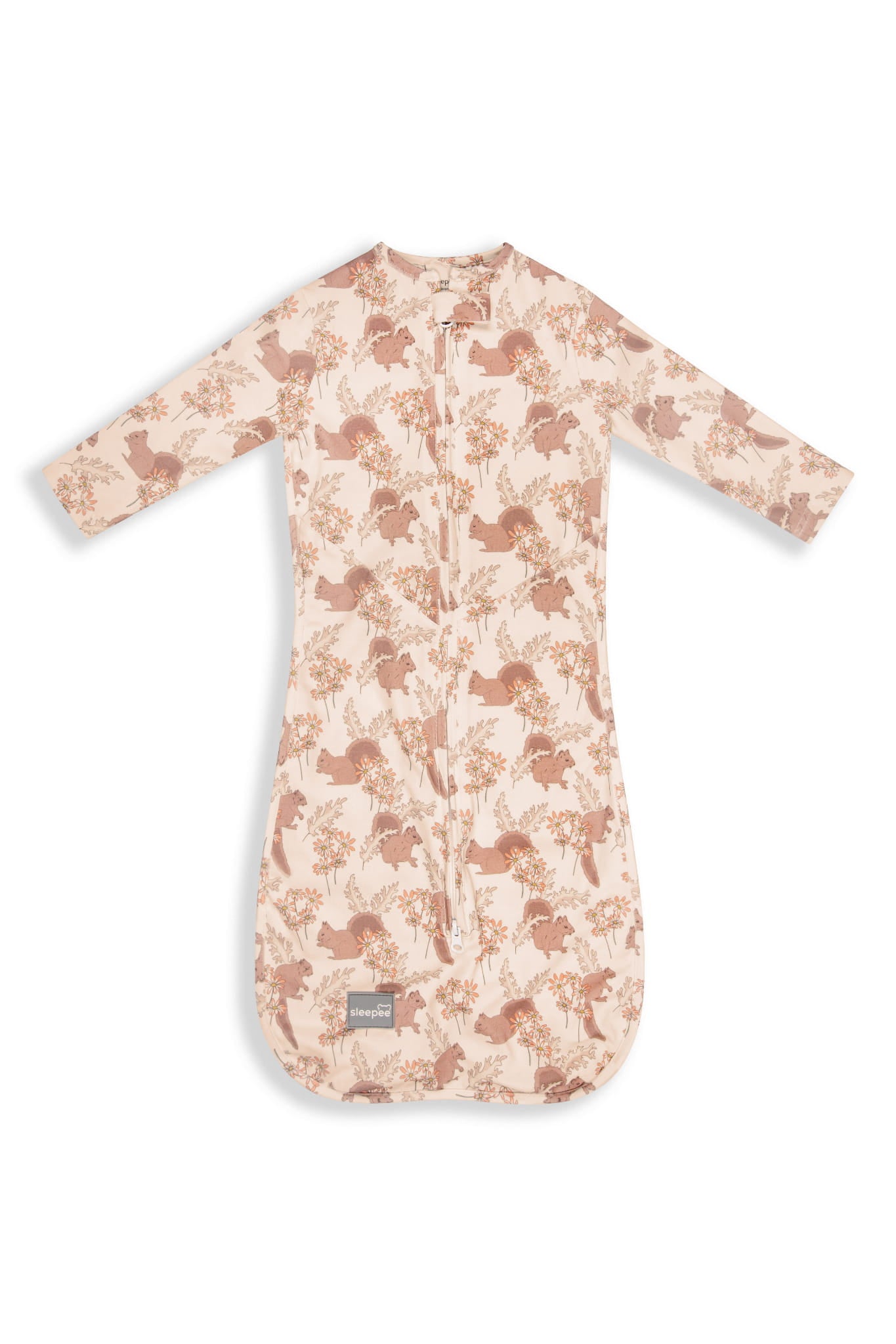 Saculet Swaddle infasat Bebe Bumbac + Caciulita - Anim