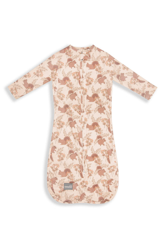 Saculet Swaddle infasat Bebe Bumbac + Caciulita - Anim