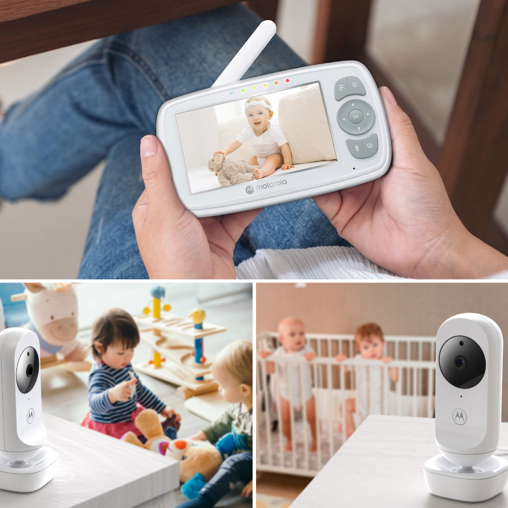 Video monitor digital Motorola VM34 ecran 4,3 inch cu 5 sunete din natură