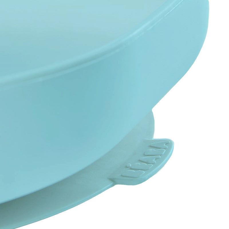 Set de masa din silicon Beaba 4 piese cu ventuza