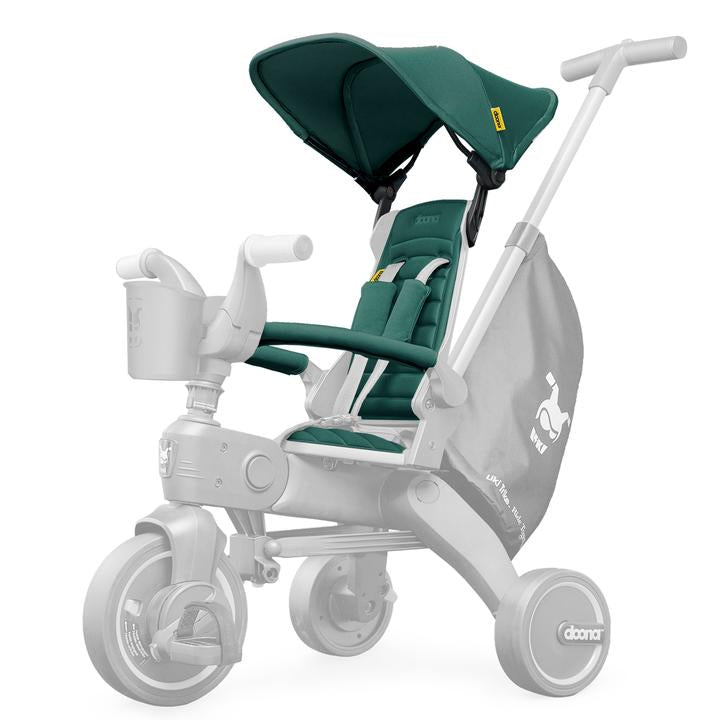 Set Textil Doona Liki Trike Racing Green - Capotină + Căptușeli