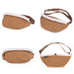 Geanta Childhome Banana On The Go aspect piele intoarsa Bej