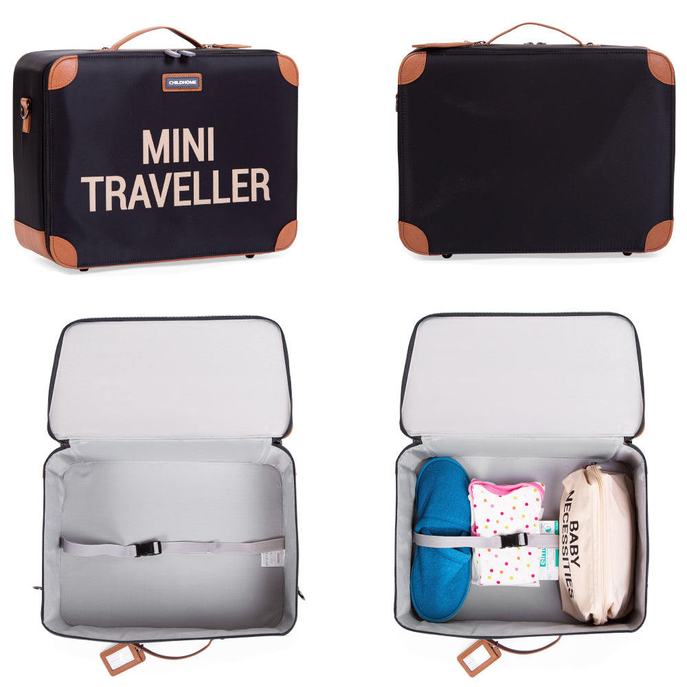 Valiza pentru copii Childhome Mini Traveller Negru