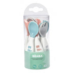 Set 6 lingurite si 4 furculite Beaba Blue