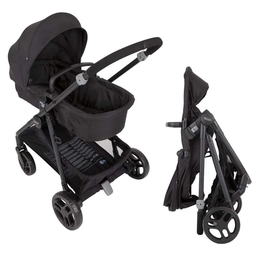 Cărucior Graco Transform 2 în 1 InkTan Reversibil Compact