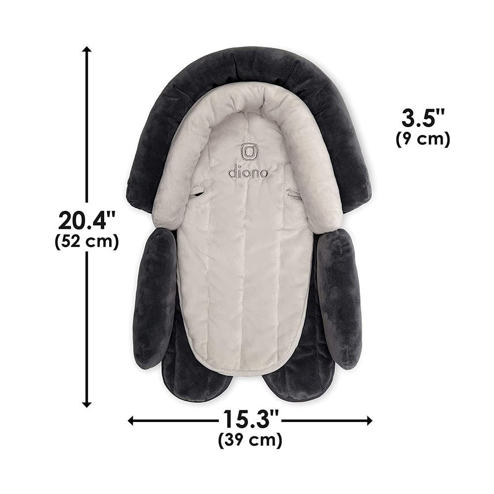Insert Nou-Nascut Diono Cuddle Soft Gri 2-in-1 pana la 6.8 kg