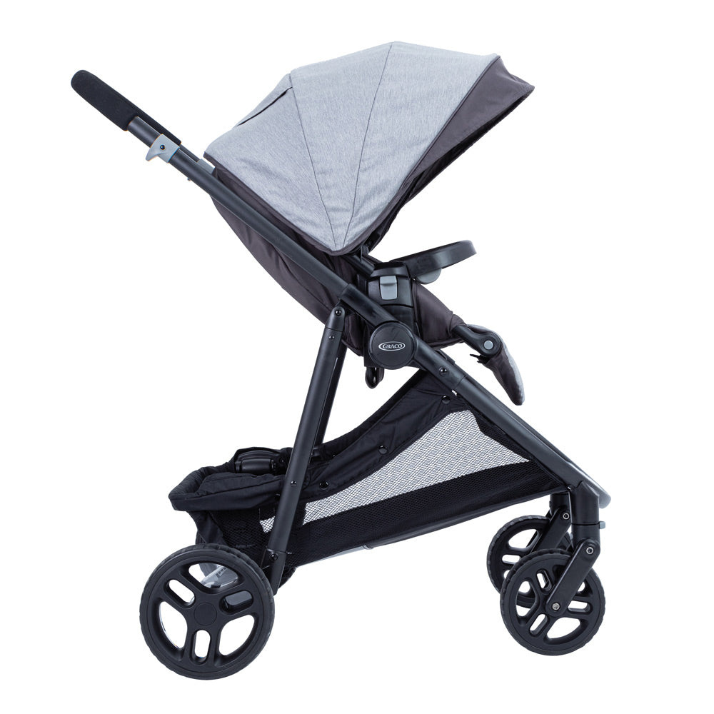 Carucior Graco Time2Grow Iron transformabil in carucior dublu