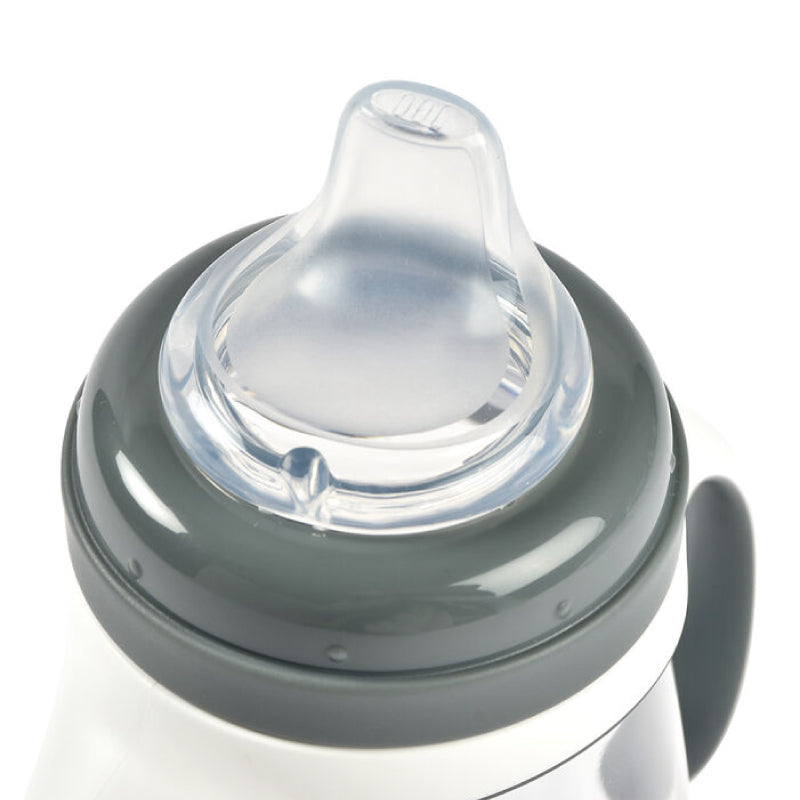 Biberon de invatare Beaba 2 in 1 din Tritan 210 ml