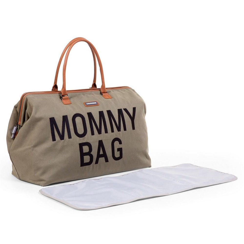 Geanta de infasat Childhome Mommy Bag Kaki