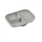 Set de masa din silicon Beaba Essentials Grey Sage Green 4 piese