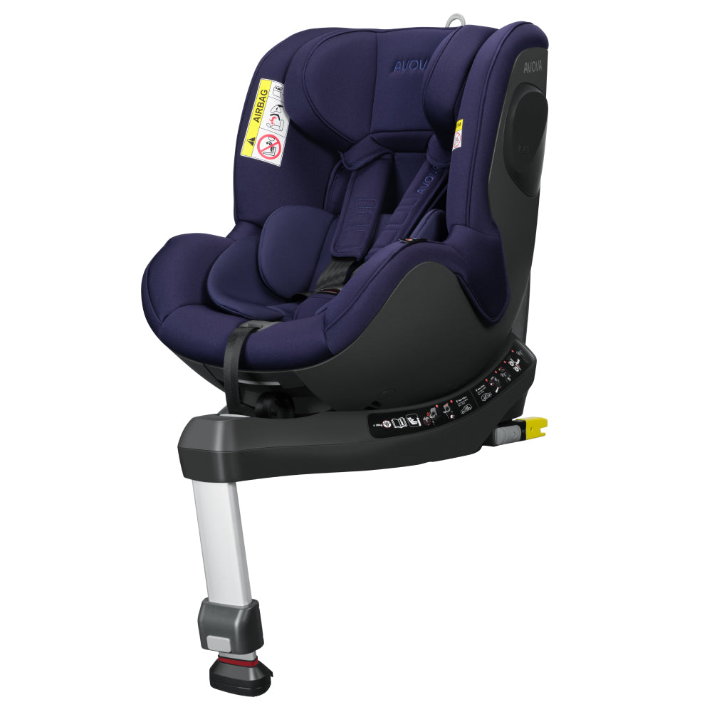 Scaun auto Avova Sperber-Fix 61 Atlantic Blue – vedere din unghi lateral opus
