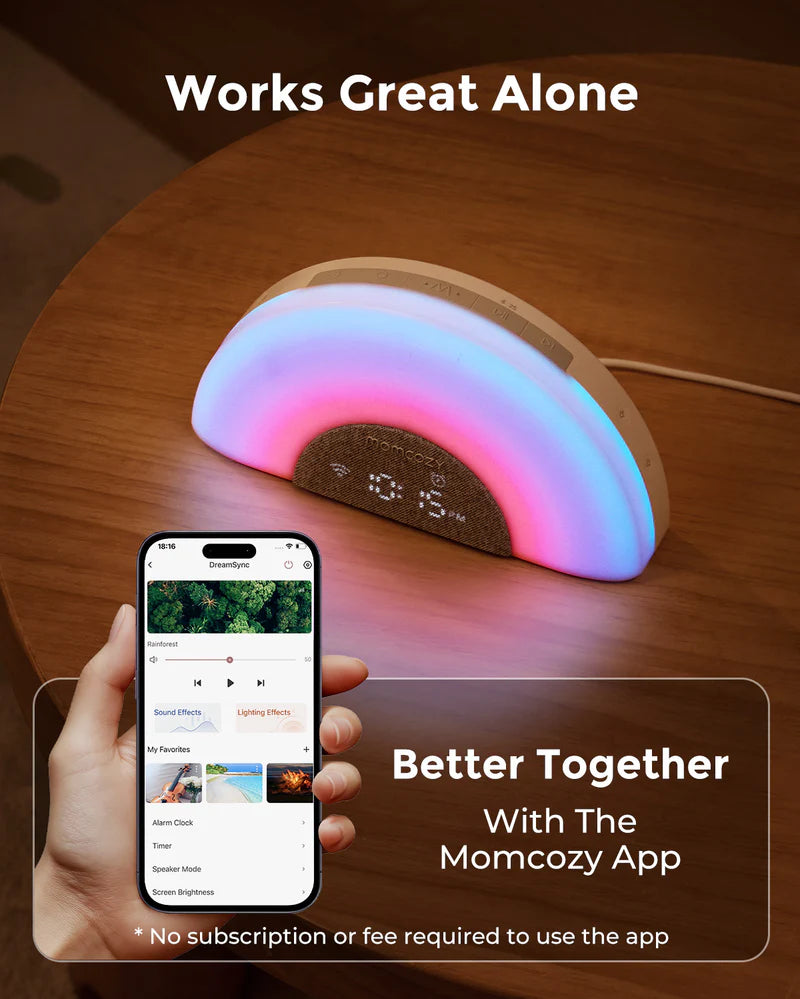 Lampa DreamSync Smart Momcozy
