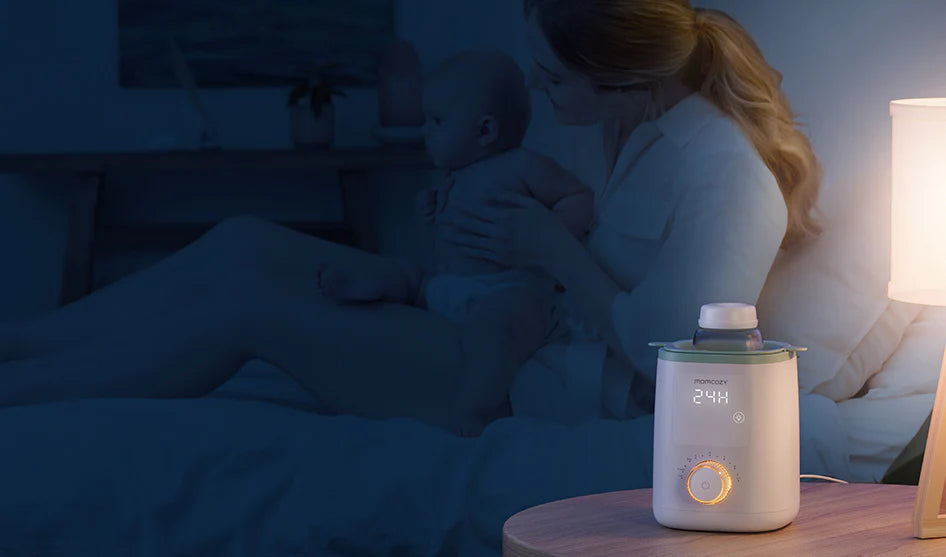 Incalzitor de biberoane si mancare Momcozy Nutri Smart Analog