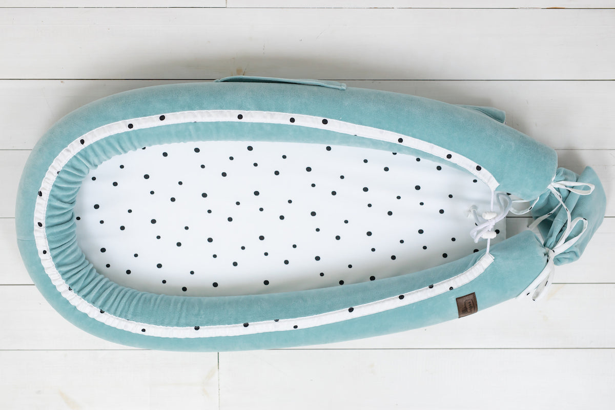 Baby Nest Velvet Premium Royal Baby Ocean Mint Sleepee