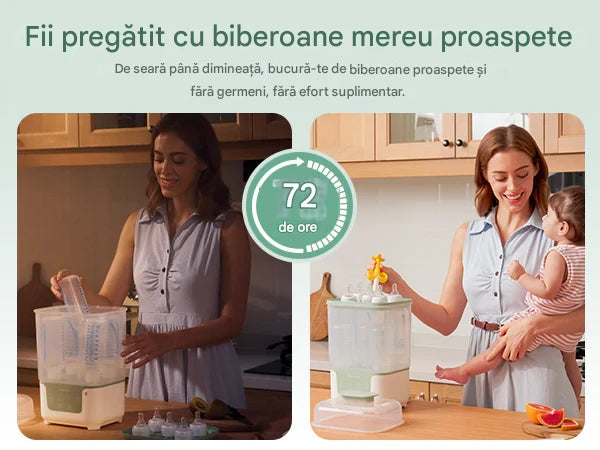 Aparat Sterilizator și Uscător de biberoane compact 4 în 1 - MOMCOZY