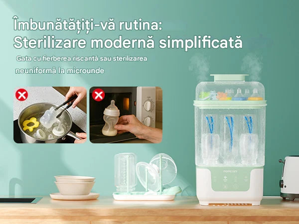 Aparat Sterilizator și Uscător de biberoane compact 4 în 1 - MOMCOZY