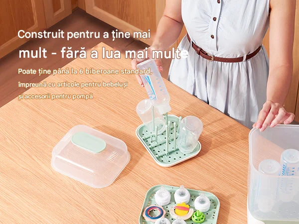 Aparat Sterilizator și Uscător de biberoane compact 4 în 1 - MOMCOZY