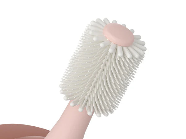 Periuta de dinti 360 grade Silicon Dentitie - Roz MOMCOZY