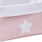 Cos depozitare panza Childhome 32x20x20 cm, Roz