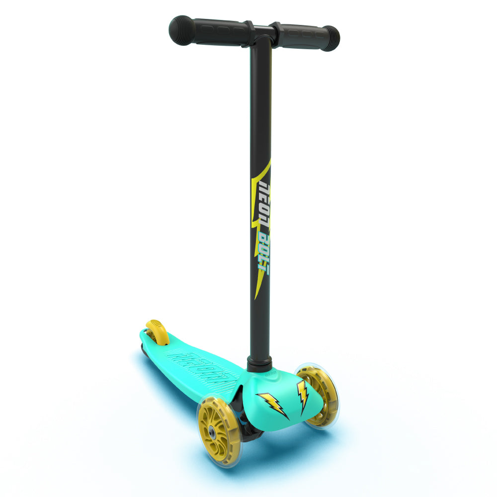 Trotineta cu 3 roti Neon Bolt cu roti LED si Lean-to-steer