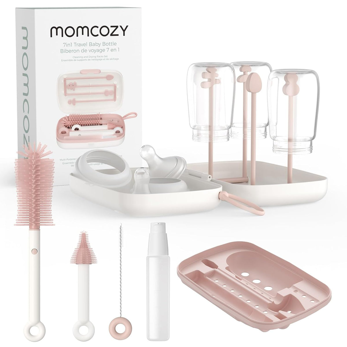 Kit Perii si Uscator Mobil 7 in 1 Momcozy Silicon Fara BPA