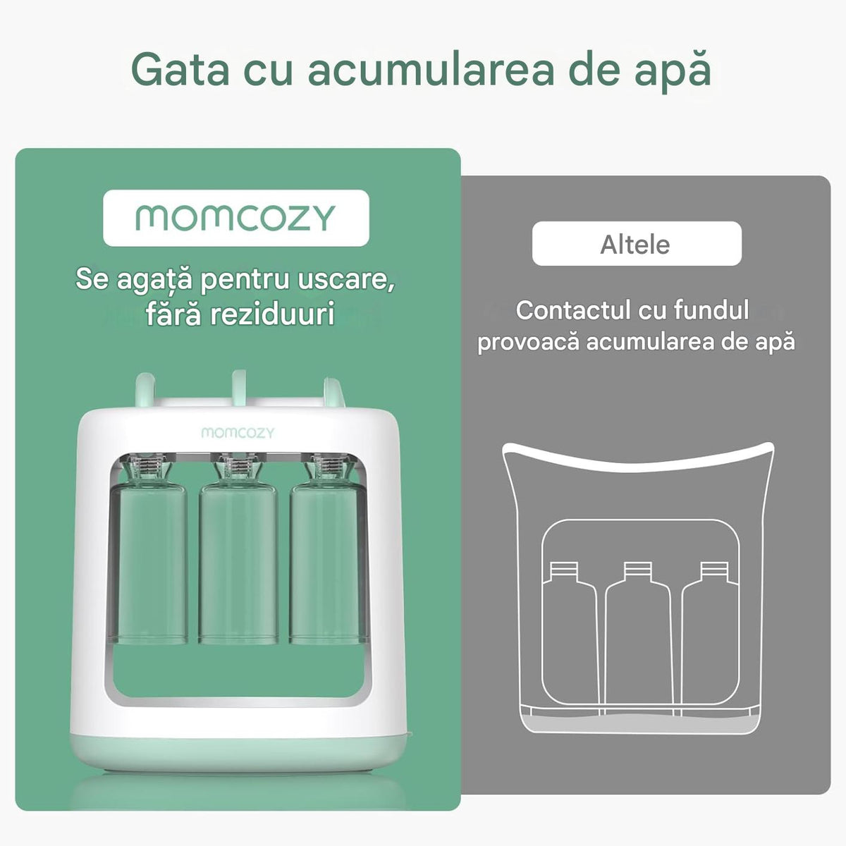 Statie Umplere Pungi Piure Bebelusi Momcozy Fara BPA cu 5 Pungi Reutilizabile