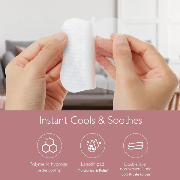Comprese hidrogel mameloane Momcozy Soothies, 6 buc