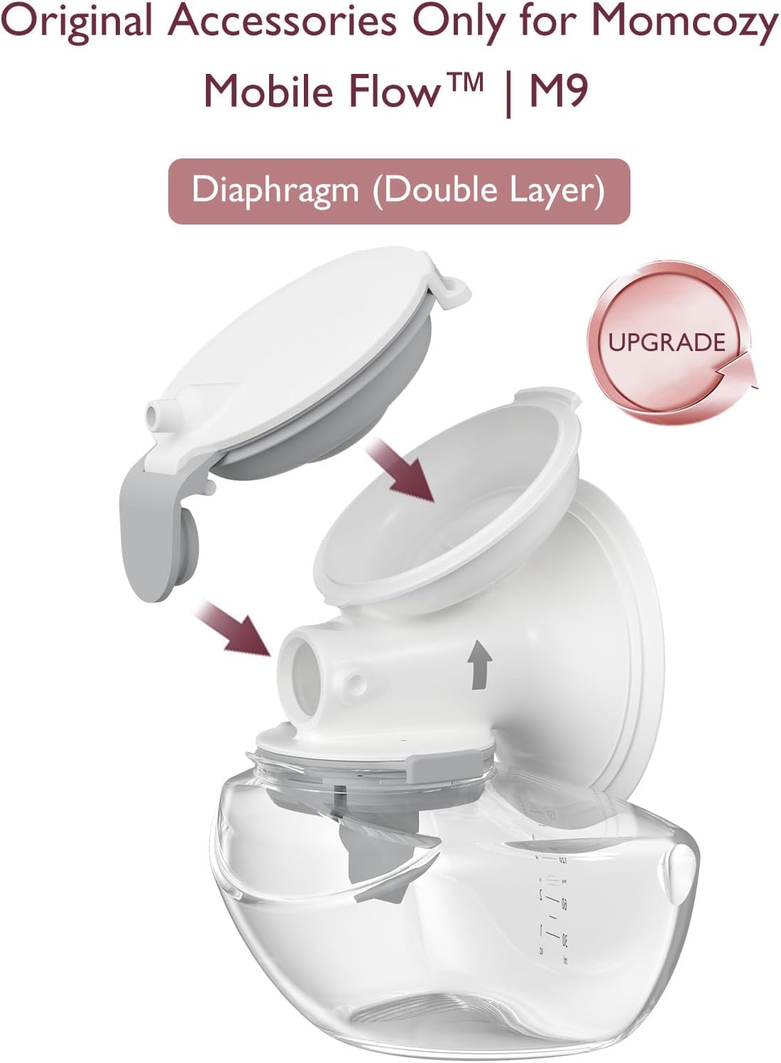 Set 2 Diafragme de Schimb pentru Pompa Portabila Momcozy Mobile Flow M9