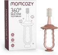 Periuta de dinti 360 grade Silicon Dentitie - Roz MOMCOZY