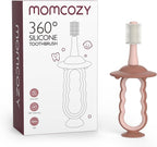 Periuta de dinti 360 grade Silicon Dentitie - Roz MOMCOZY