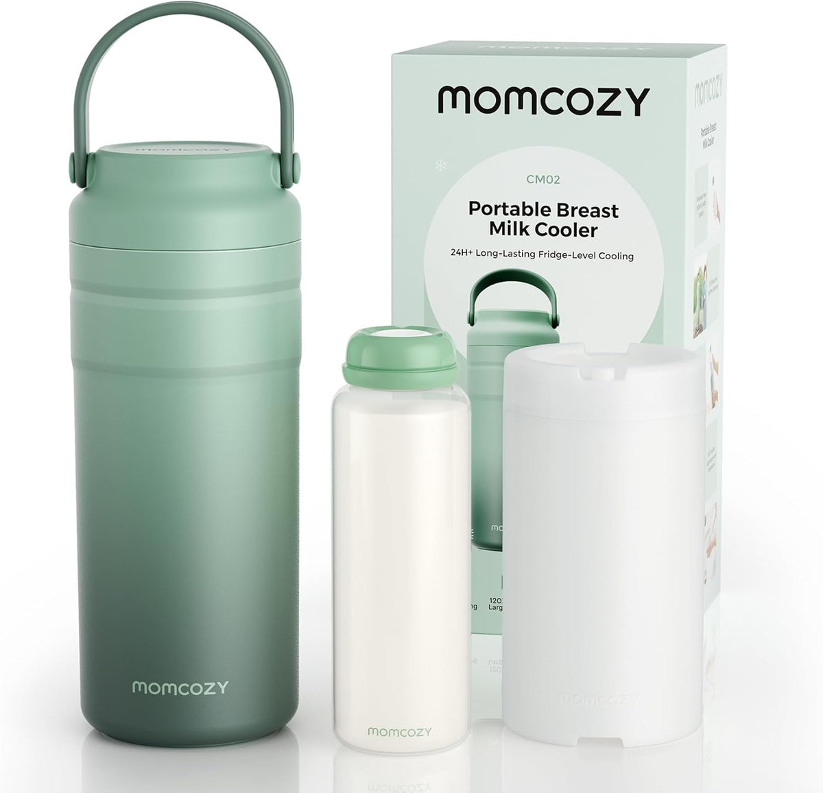 Termos Racitor Portabil Lapte Matern 355 ml Momcozy Milk Cooler