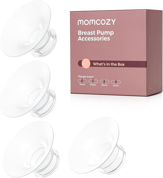 Insertii Originale Momcozy pentru Pompa de San M5 M6 M9 Set 4 buc 15/17/19/21 mm