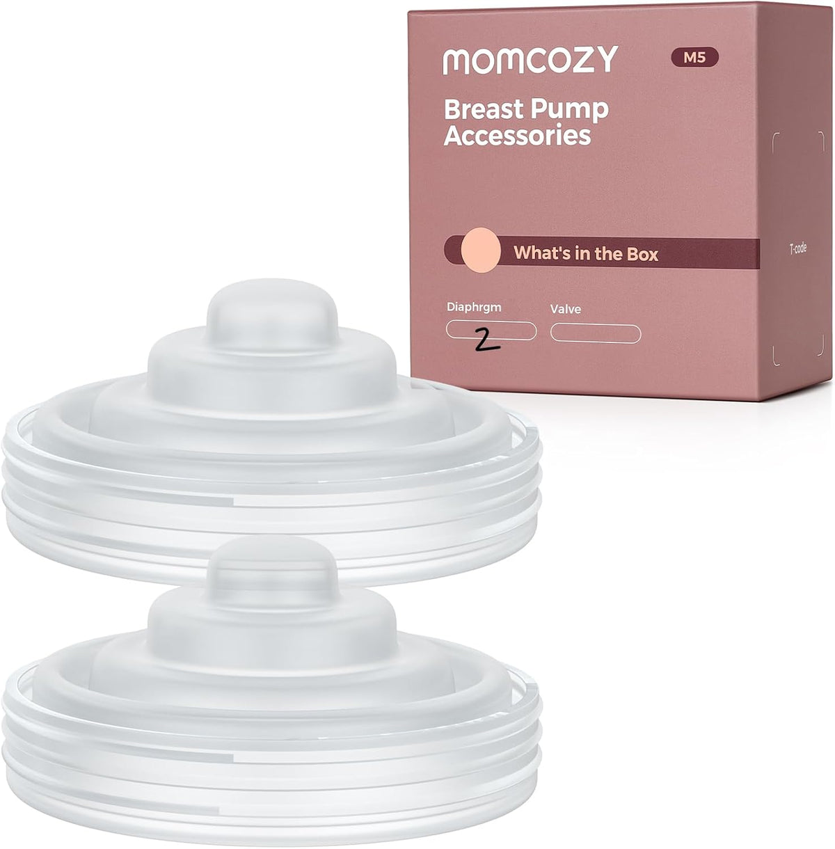 Set 2 diafragme Momcozy M5, piesa de schimb pentru pompa portabila