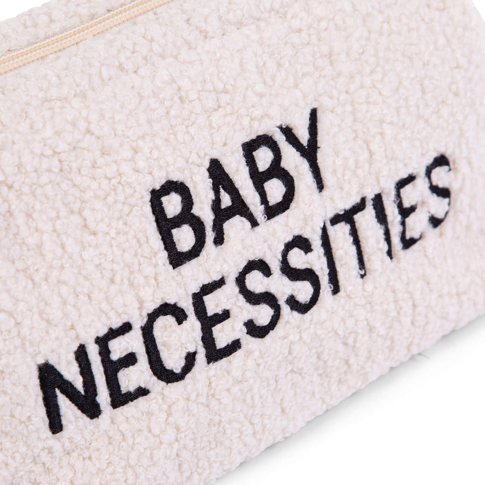 Geanta de toaleta Childhome Baby Necessities Teddy Alb