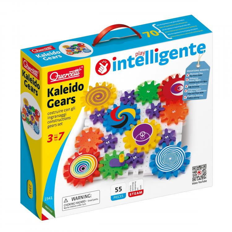 Set roti dintate Quercetti Kaleido Gears – cutia Kaleido Gears