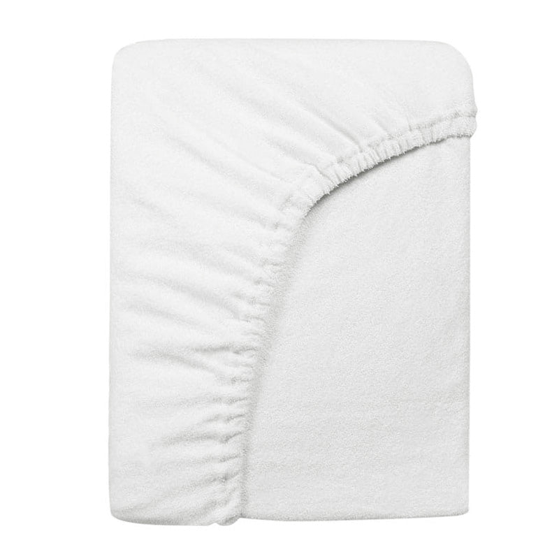 Cearsaf saltea 75x95 cm Childhome, Tricot Alb