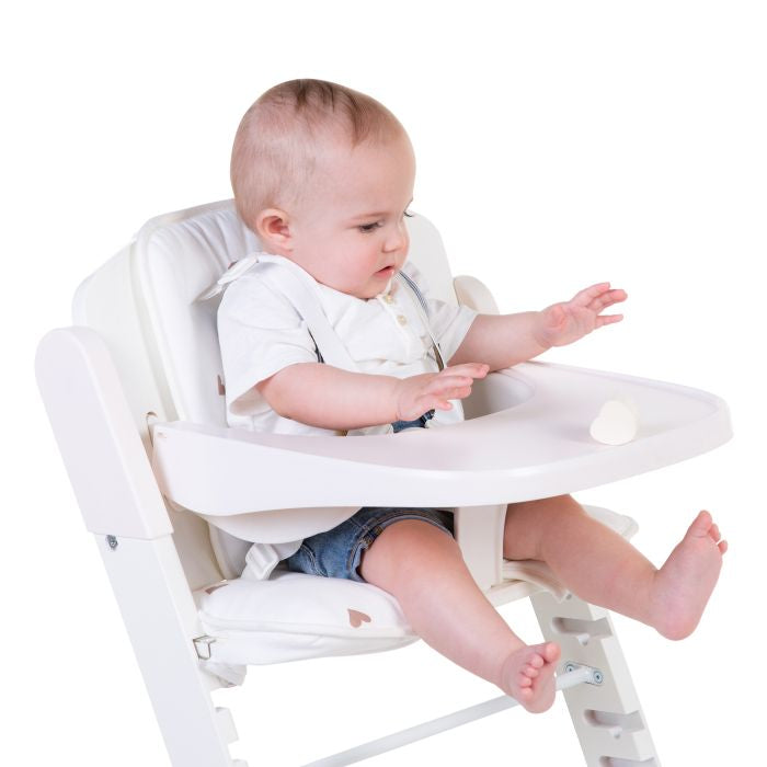 Scaun de Masă Reglabil în Înălțime Childhome Evosit Fag Alb