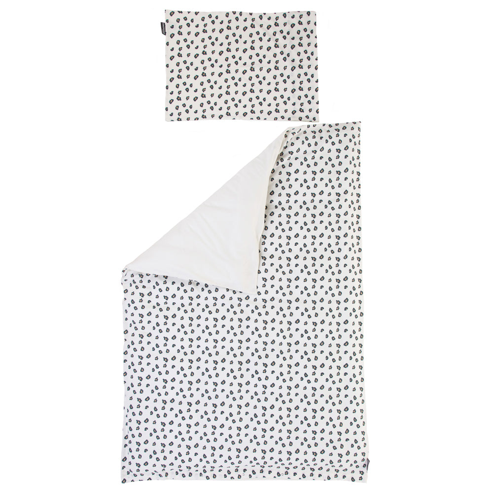 Husa pilota si fata de perna Childhome Jerse 100x140 cm, Leopard