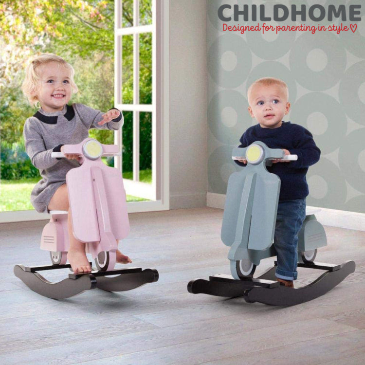Balansoar Childhome Scooter, MDF Roz