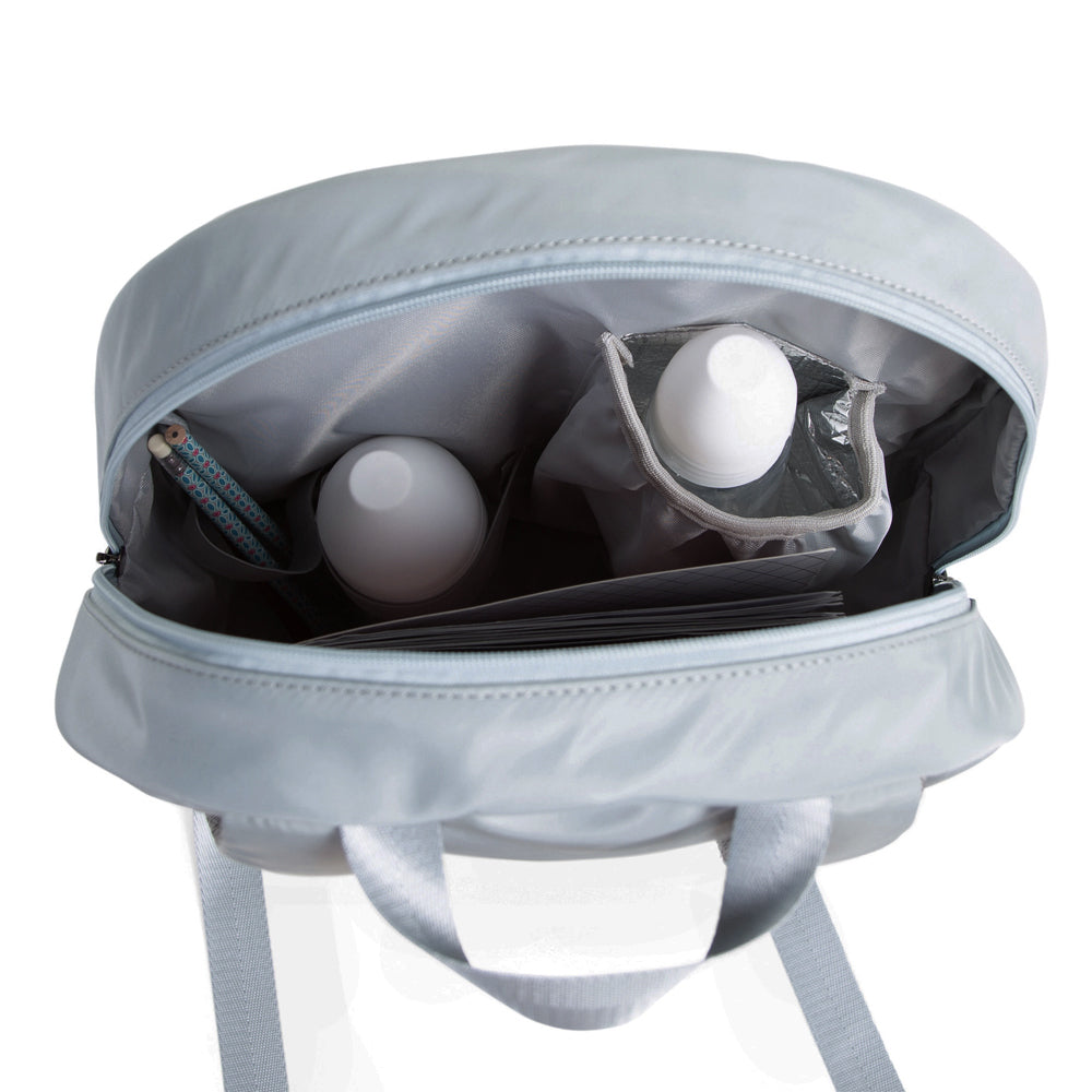 Ghiozdan Childhome ABC 29x12x38 cm Gri