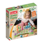 Joc mozaic Quercetti Jumbo Peggy Evo Eco+, 40 piese – cutia setului Jumbo Peggy Evo Eco+
