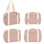 Geanta de infasat Beaba Paris Dusty Pink - buzunar termoizolant