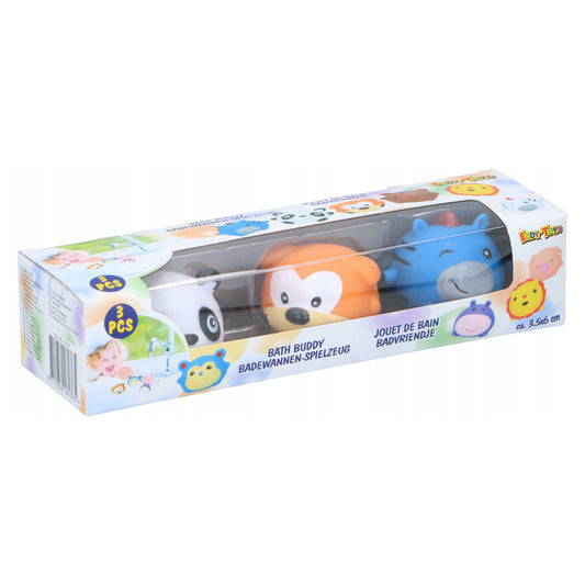 Set 3 jucarii de baie Eddy Toys, Panda, Catel, Zebra