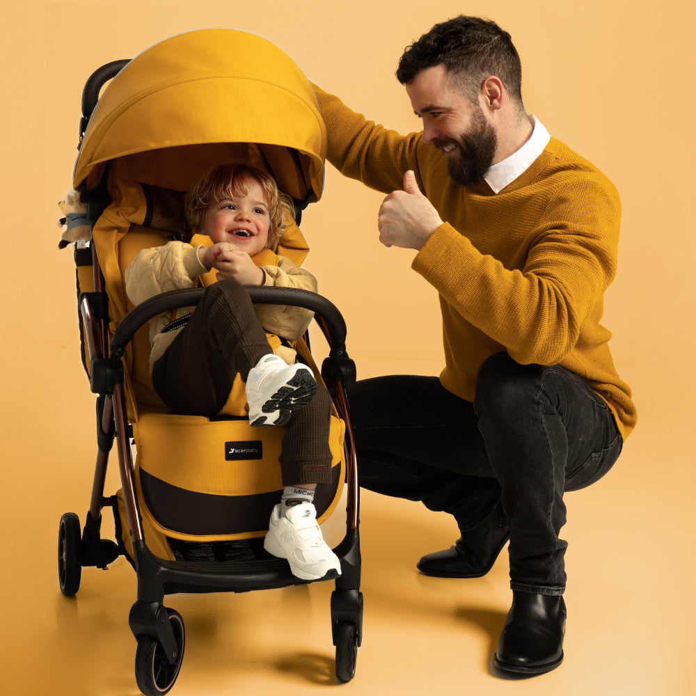 Carucior Leclerc Influencer Air Golden Mustard