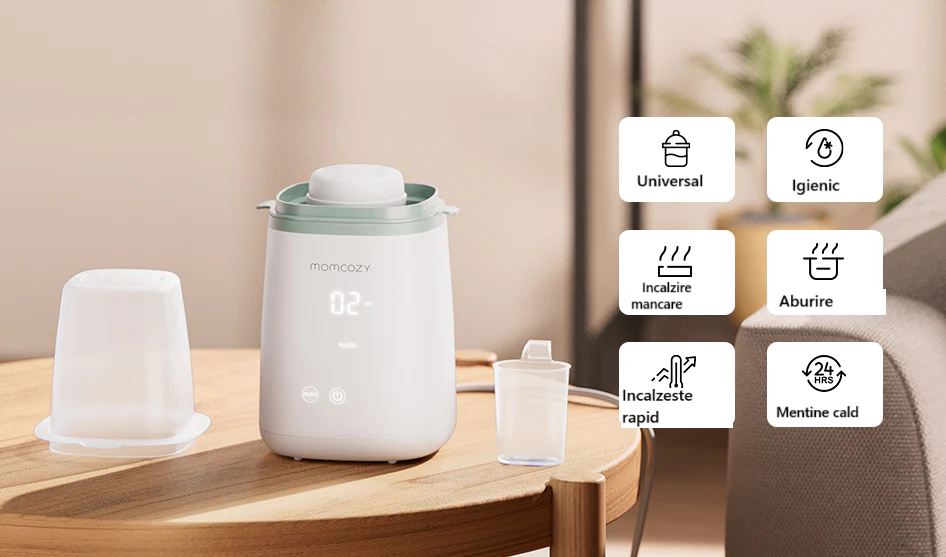 Incalzitor de biberoane inteligent Momcozy 6 in 1