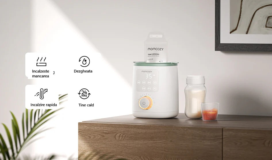 Incalzitor Momcozy Nutri Smart Analog cu baie de apa