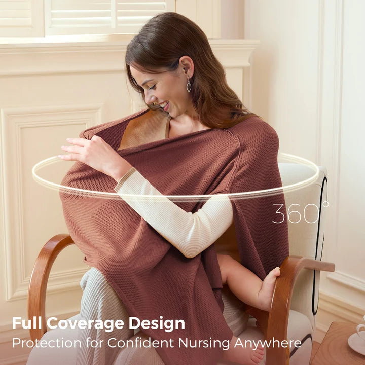 Husa pentru alăptare Momcozy – Protecție pentru intimitate în timpul alăptării, material moale și respirabil, utilizare multifuncțională, portabilă, cu săculeț pentru spălare inclus