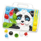 Joc mozaic Quercetti Fantacolor Junior, 40 piese – pini mari pe modelul panda