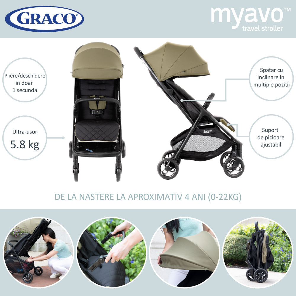 Carucior Graco Myavo Midnight