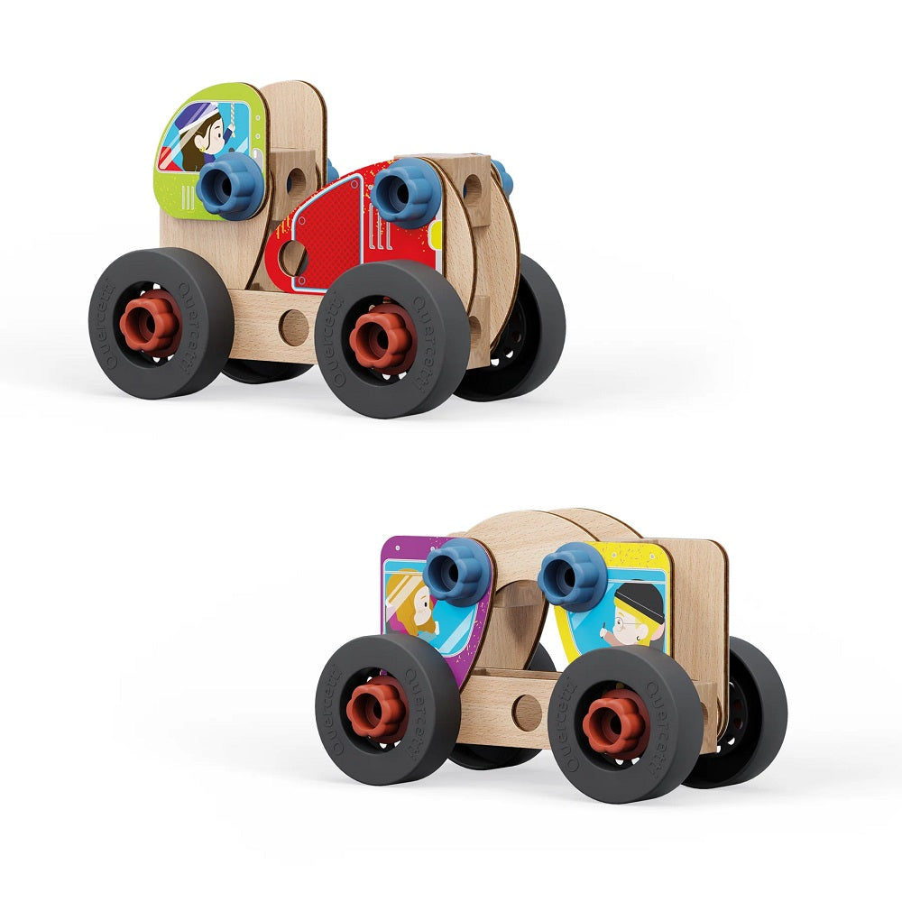 Set constructie vehicule Quercetti Bio